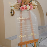 Unplugged Ceremony Wedding Sign